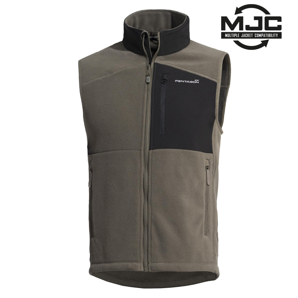 Gilet polaire Pentagon Athos 2.0 polyester 320 g/m² poche poitrine softshell