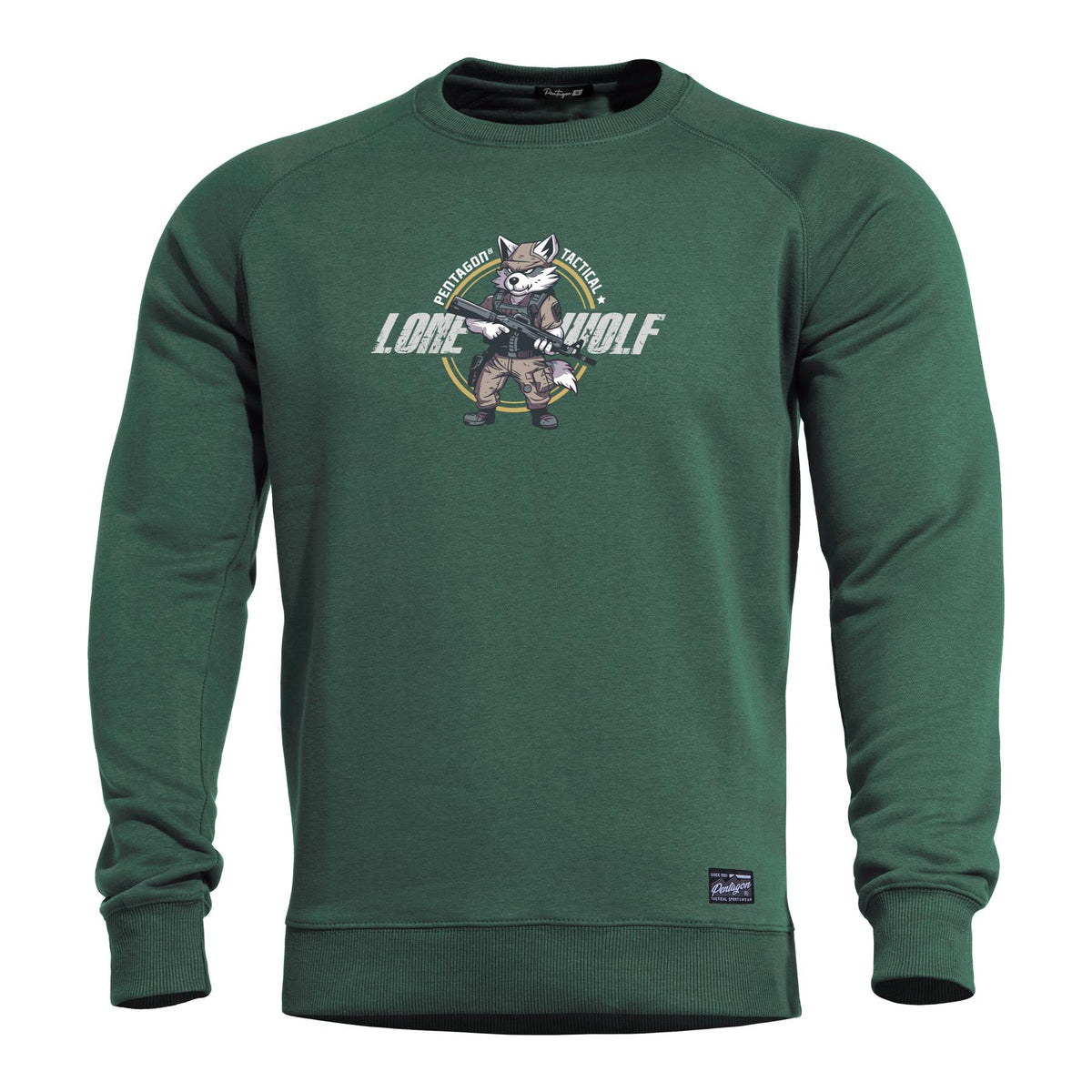 Sweat Pentagon Hawk Lone Wolf coton-polyester bords élastiques à mémoire