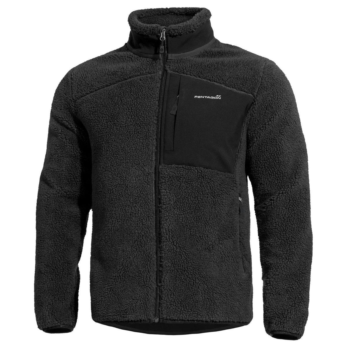 Veste polaire Pentagon Summit Sherpa en polyester haut volume 450 g/m² coutures plates