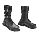 Bottes Brandit Phantom Buckle cuir trois boucles tige montante coque d'acier