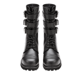 Bottes Brandit Phantom Buckle cuir trois boucles tige montante coque d'acier