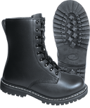 Rangers Brandit Para Boots cuir 9 œillets coque d'acier semelle antihuile tige montante