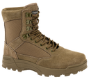 Chaussures tactiques Brandit 9 œillets cuir et nylon isolation Thinsulate tige montante