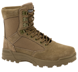 Chaussures tactiques Brandit 9 œillets cuir et nylon isolation Thinsulate tige montante