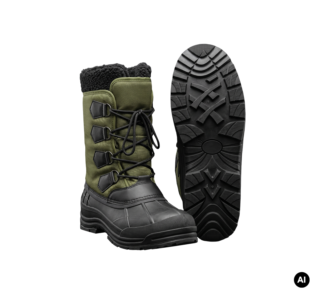 Bottes de froid Brandit Highland polyester doublure feutre amovible tige montante