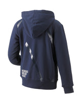 Sweat à capuche enfant Haix 100 % coton logo en relief fabrication européenne 40 °C