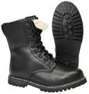 Rangers Brandit Para Boots doublure hiver cuir 9 œillets coque d'acier semelle antihuile