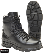Chaussures de montagne Brandit BW cuir 8 œillets pare-pierres semelle à forte accroche