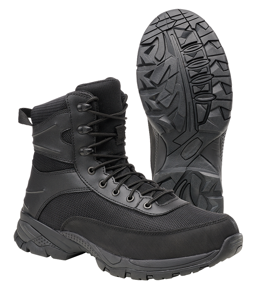 Chaussures tactiques Brandit Next Generation cuir velours et maille semelle nitrile
