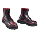 Bottes Brandit Rub Off Phantom 10 œillets cuir patiné coque d'acier pointures britanniques