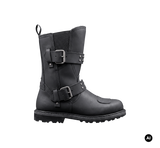Bottes Brandit Bikerboot cuir mat glissière latérale deux boucles renfort de sélecteur