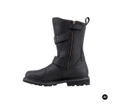 Bottes Brandit Bikerboot cuir mat glissière latérale deux boucles renfort de sélecteur