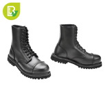 Bottes Brandit Vegantom 10 œillets tige polyuréthane doublure coton coque d'acier