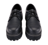 Bottines Brandit Plateau Phantom 3 œillets cuir semelle plateforme coque d'acier