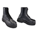 Bottes Brandit Plateau Phantom 10 œillets cuir semelle plateforme cousue coque d'acier