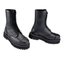 Bottes Brandit Plateau Phantom 14 œillets cuir semelle plateforme cousue coque d'acier