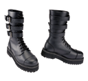 Bottes Brandit Plateau Phantom trois boucles cuir semelle plateforme cousue