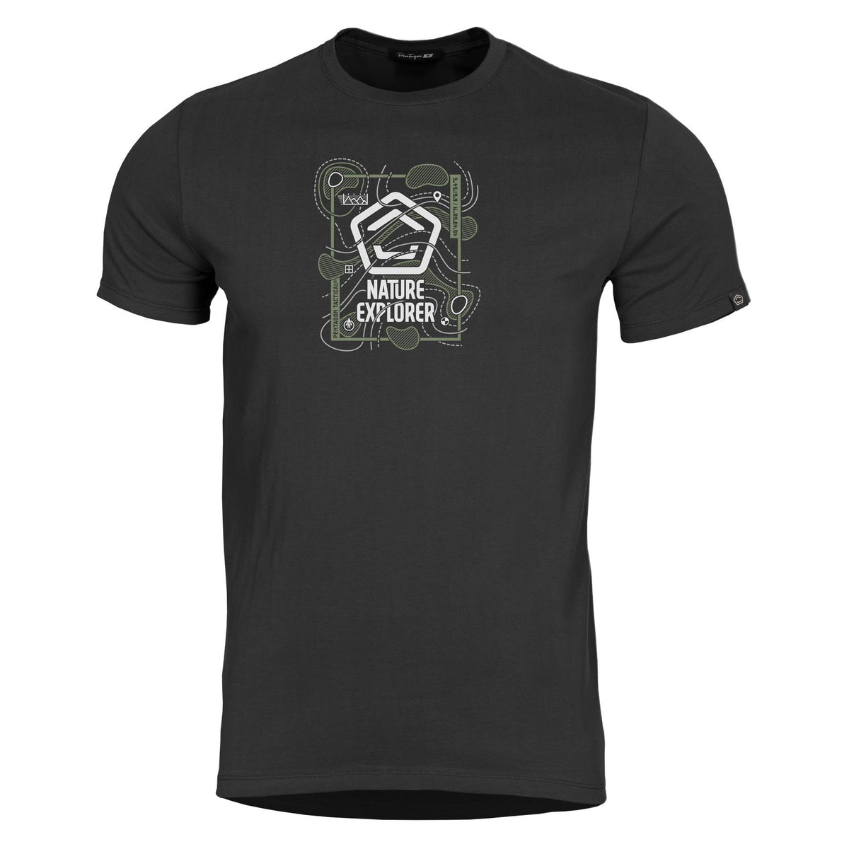 T-shirt Pentagon Ageron Nature Explorer en coton 190 g/m² coupe confort