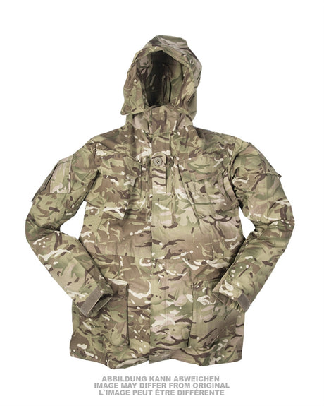 Smock britannique en coton-polyester, veste de surplus militaire d'occasion