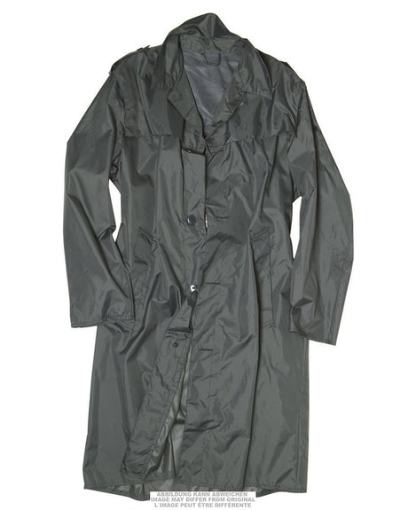 Manteau de pluie de l'armée suisse en polyamide enduit polyuréthane, occasion