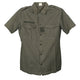 Chemise de campagne à manches courtes de l'armée française, surplus d'occasion