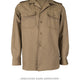Chemise de service de l'armée grecque à manches longues, surplus d'occasion