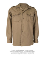 Chemise de service de l'armée grecque à manches longues, surplus d'occasion