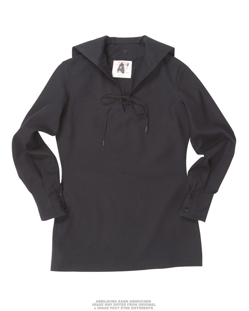 Chemise de marine Bundeswehr en gabardine laine-coton, surplus d'occasion