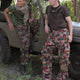 Pantalon de combat suisse M70 en pur coton avec bretelles, surplus d'occasion