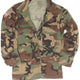 Veste de combat BDU américaine livrée avec ses insignes, pièce d'occasion