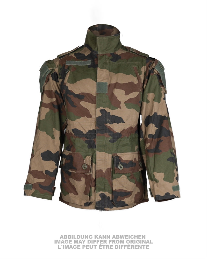 Veste de combat T4 de l'armée française en pur coton, surplus usagé