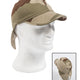 Casquette de campagne française en coton avec couvre-nuque, stock ancien