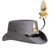 Chapeau féminin des douanes italiennes en pur coton doublé soie, stock ancien