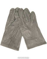 Gants à doigts en cuir non doublés de la Bundeswehr, surplus d'occasion