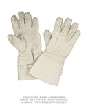 Gants de motocycliste en cuir de la Bundeswehr, surplus militaire usagé