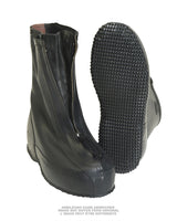 Surchaussures en PVC à glissière de la Bundeswehr, pointures 38 et 39, stock ancien