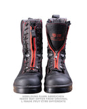 Bottes à lacets de sapeur-pompier Völkl de la Bundeswehr, dotation de caserne d'occasion