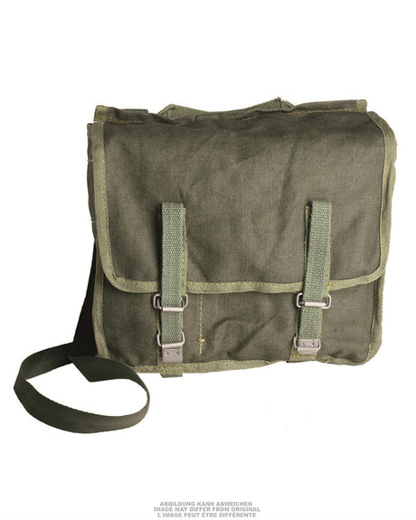 Musette de l'armée polonaise avec bandoulière, stock ancien jamais distribué