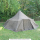 Tente pyramidale suédoise de 20 m² avec poêle et armature, occasion