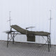 Lit de campagne hospitalier type US à châssis en acier, stock ancien