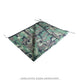 Doublure de poncho type US, couverture matelassée issue d'un stock ancien