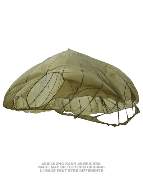 Voilure de parachute type US T10 de 61 m² en nylon avec sac de pliage