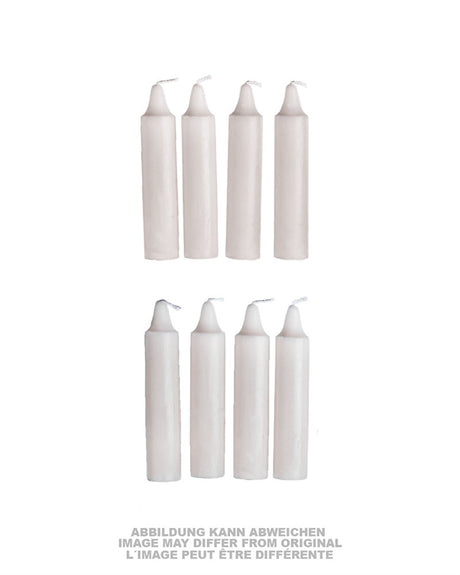 Bougies de veille de l'armée suisse en paraffine, lot de huit, occasion