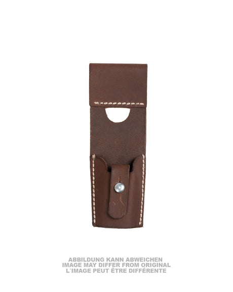 Porte-fourreau de baïonnette modèle 57 en cuir suisse, stock ancien
