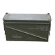 Grande caisse à munitions métallique US 40 mm de 44 x 25 x 14 cm, occasion