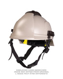 Casque d'alpinisme de présentation de la Bundeswehr, coque neutralisée, stock ancien