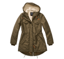 Parka Brandit Marsh Lake coupe femme à pans longs doublure matelassée et peluche