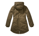 Parka Brandit Marsh Lake coupe femme à pans longs doublure matelassée et peluche