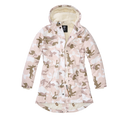 Parka Brandit Marsh Lake coupe femme à pans longs doublure matelassée et peluche