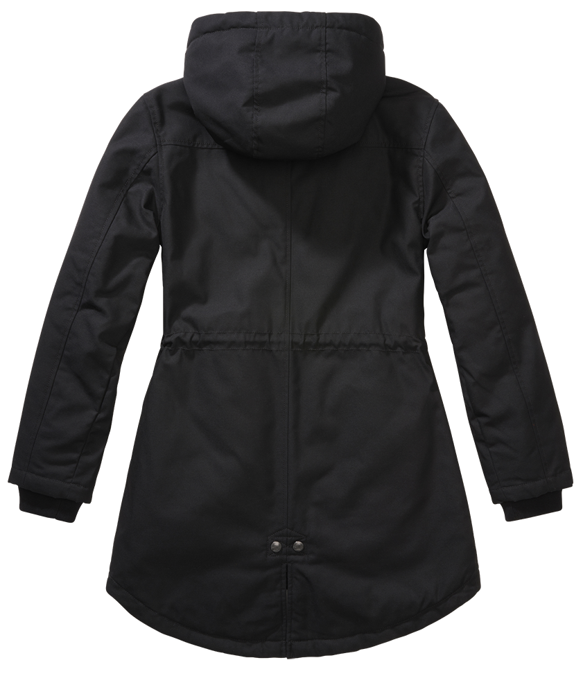 Parka Brandit Marsh Lake coupe femme à pans longs doublure matelassée et peluche